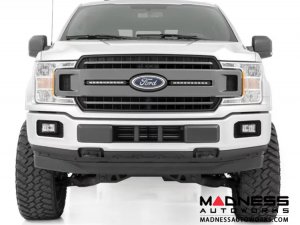 Ford F-150 Dual LED Grille Kit - Chrome Series - 10"